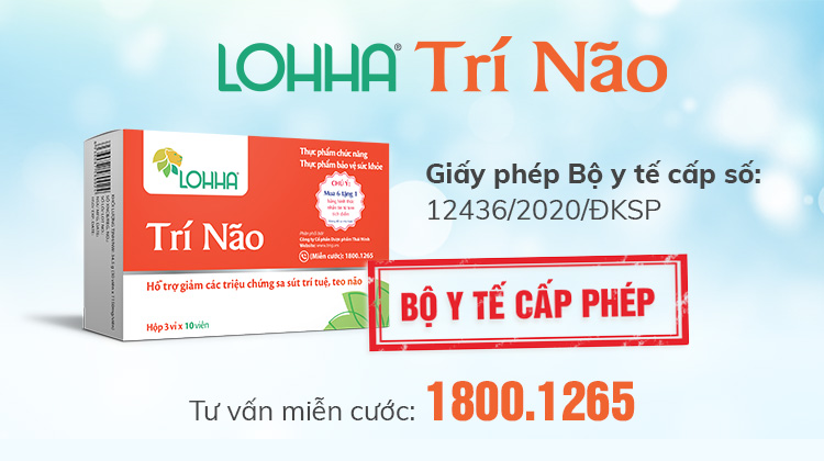 Lohha Trí Não - Giải pháp tối ưu dành cho người suy giảm trí nhớ, lú lẫn tuổi già 1